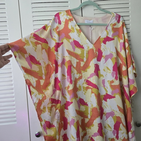 NWT Adrienne High Low Dress With Lining Size M - Picture 3 of 10